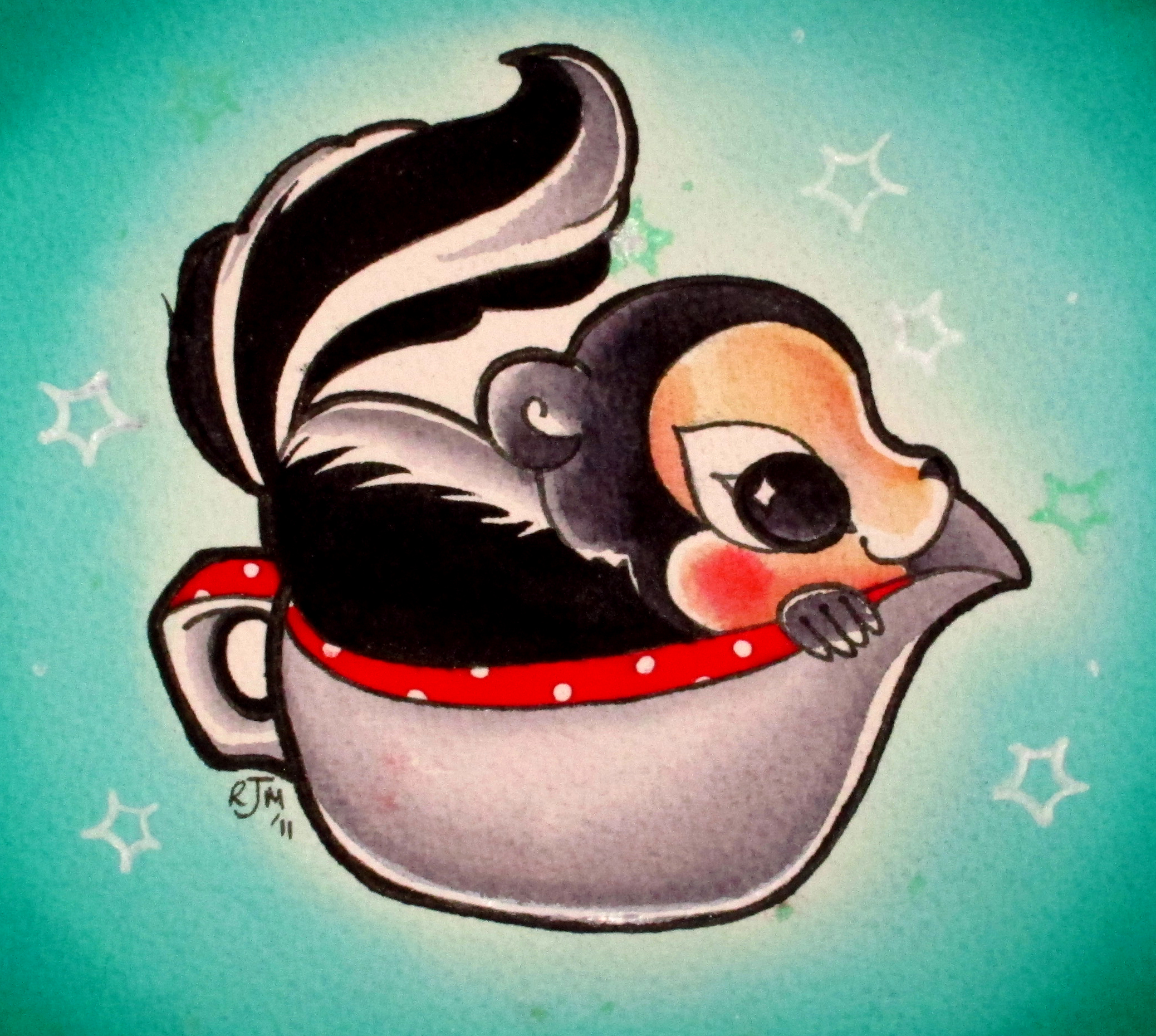 The cutest skunk